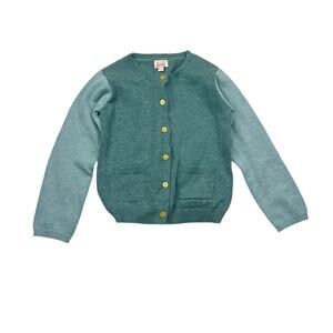 Room Seven Blue Knit Cardigan Sweater